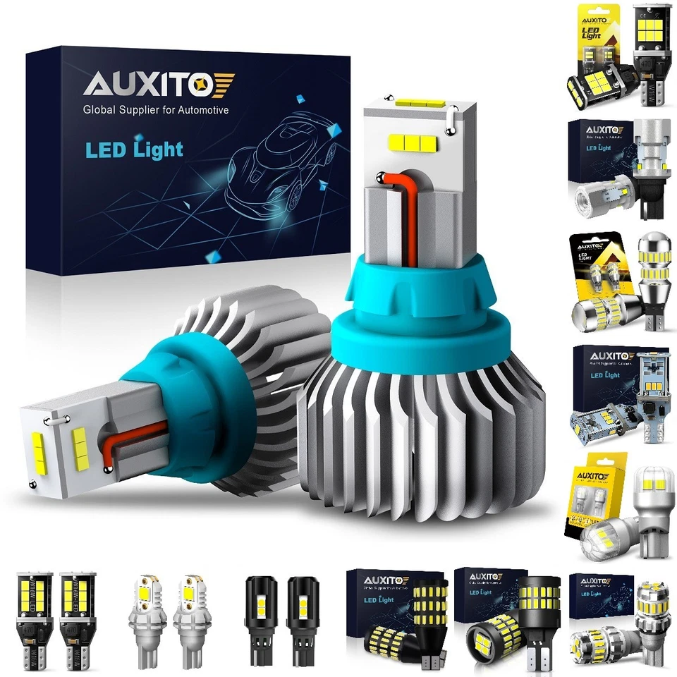 Par de bombillas LED de respaldo 921 AUXITO 912 T15 2400LM 6500K súper brillantes Foto 1 de 1
