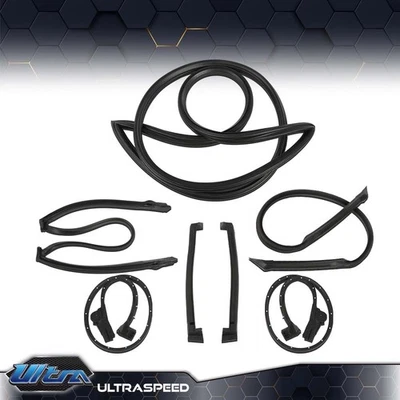 Kit completo de impermeabilización de goma apto para Corvette 84-89 Kit de sellado de tira climática Foto 1 de 4