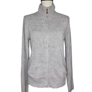 Barefoot Dreams Cozychic Lite Full Zip Cardigan XS Beige L/S Comfort Cozy Soft - Picture 1 of 7