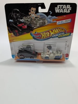 Hot Wheels Racer Verse Star Wars 2024 - Paquete de 2 coches REY & KYLO REN NUEVO en mano Foto 1 de 4