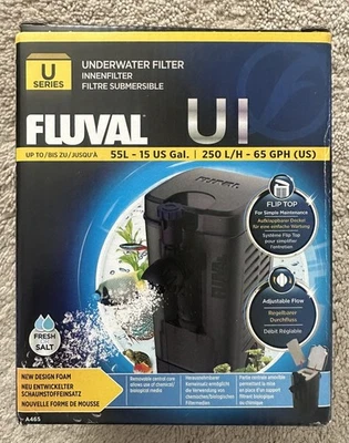 Fluval U1 Underwater Aquarium Filter 55 L (15 US Gal) Fish Tank Aquarium B NEW - Image 1 of 4