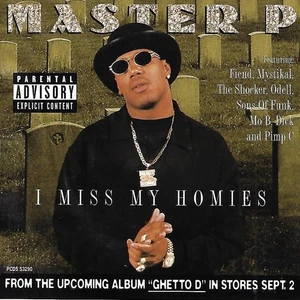 I Miss My Homies [Single] by Master P (CD, 1997, No Limit Records) - Imagen 1 de 2