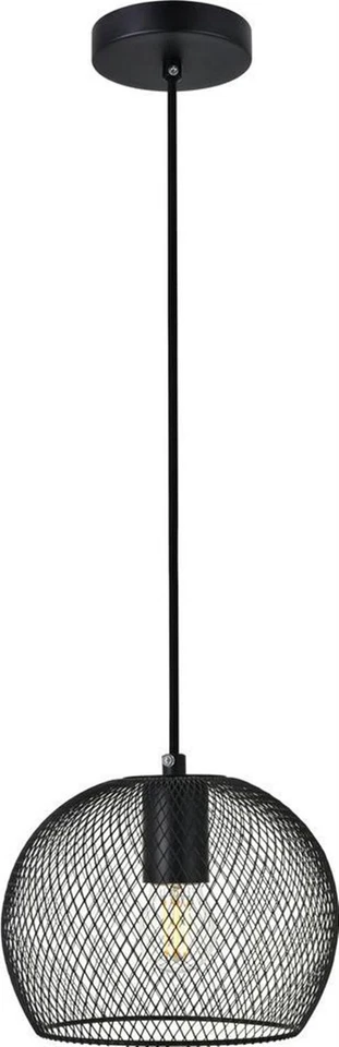 Keller 1 Light Black Pendant Fixture - Image 1 of 1