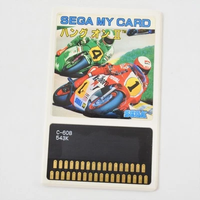 Sega My Card HANG ON II 2 C-60 Card Only Mark III 0110 m3c - Image 1 of 3