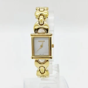 Gucci Watch 1800L 17mm Women's Whites X Gold 2321005 - Picture 1 of 11