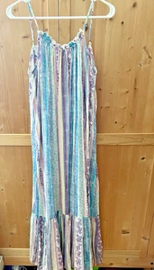Maxi vestido de salón con volantes Anthropologie - para mujer talla X-pequeño (nuevo con etiquetas) - Imagen 1 de 5