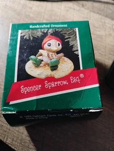 Vintage 1989 Hallmark Andenken Ornament Spencer Sparrow, Esq - Bild 1 von 2