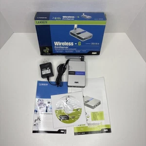 Linksys Wireless-G Print Server For USB 2.0 WPS54G 2.4GHz 802.11g - Picture 1 of 11