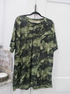 Camouflage Casual Short Sleeve Shirt XXL Old Navy Active - Picture 1 of 6