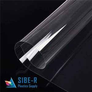 PETG Plastic Sheet - 0.030" thick - Clear - 12" x 24" - Polyester Sheet - Picture 1 of 2
