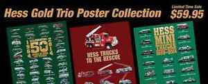 Hess Toy Truck Posters: The Complete Trio Collection FREE SHIPPING!