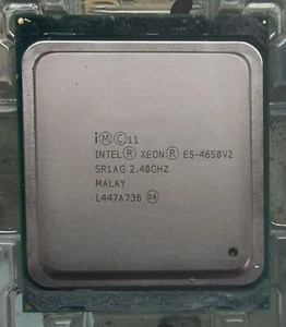 Intel Xeon E5-4650 V2 10 core 20 threads 2.40GHz 95W LGA-2011-3 CPU processor - Picture 1 of 1