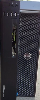 Dell Precision T5610 2x Xeon E5-2680 V2 20-Core 64GB Quadro K620 2TB HDD Win 10 - Image 1 of 4