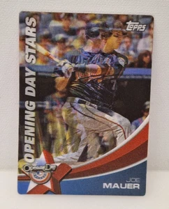 2011 Topps Opening Day Joe Mauer Baseball Card #7 Minnesota Twins MLB Catcher OD - Picture 1 of 3