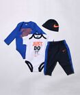 Nike FUTURE WINNER 4PC Infant Set Gift Pack, 56B557 695 Size 0-6 Months Obsidian
