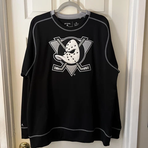 Anaheim Mighty Ducks Antigua Long Sleeve Pullover Shirt XL Cover