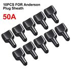 10PCS Waterproof 50A/for Anderson Plug Connector Dustproof Cable Jacket Black