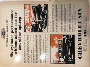 Camión Chevrolet vintage de 6 cilindros anuncio reverso laminado es Grapenuts - Imagen 1 de 1