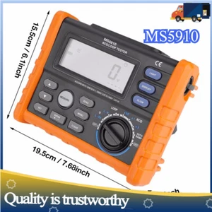 PEAKMETER Medidor de resistencia digital RCD Probador de resistencia de bucle Multímetro GFCI Lo - Imagen 1 de 5