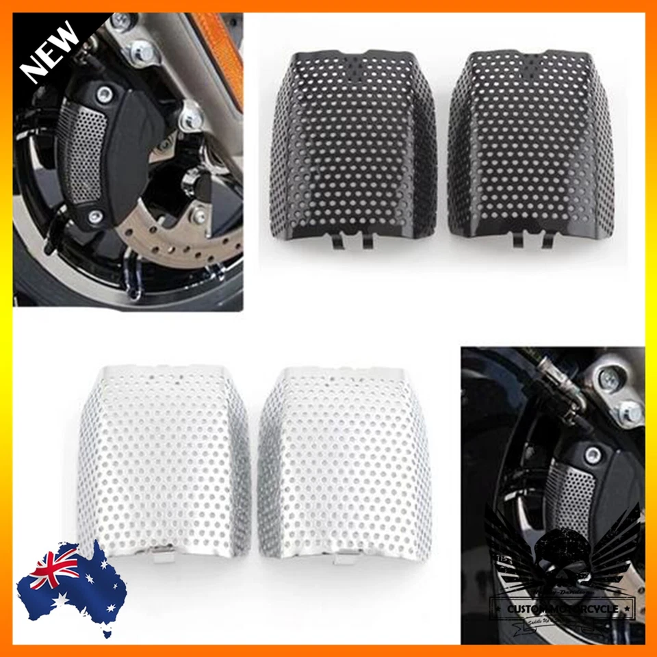 Cubierta de pinza de freno delantera para motocicleta Harley Touring modelos V-Rod 2006-2019 Foto 1 de 4