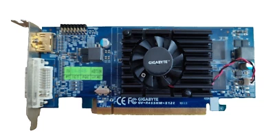 Carte graphique Gigabyte GV-R455HM-512I – Radeon HD 4550 low profile - Photo 1/2