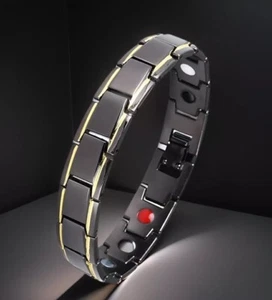 Copper Magnetic Bracelet Energy Healing Therapy Arthritis Pain Relief Men Women - Picture 1 of 1