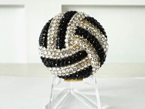 ESTEE LAUDER  LOVE KNOT EMPTY POWDER COMPACT  SO SPARKLY! - Picture 1 of 7