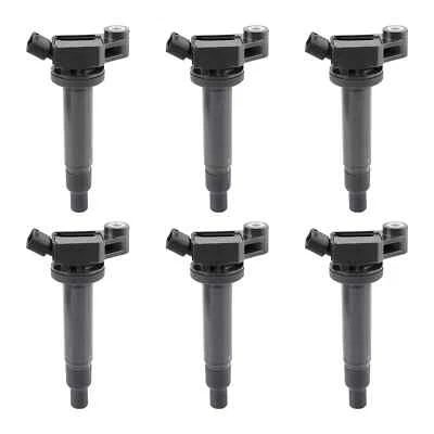 Set of 6 Ignition Coils For 1998-06 Toyota Camry Avalon Lexus ES300 RX300 UF267 - Image 1 of 4