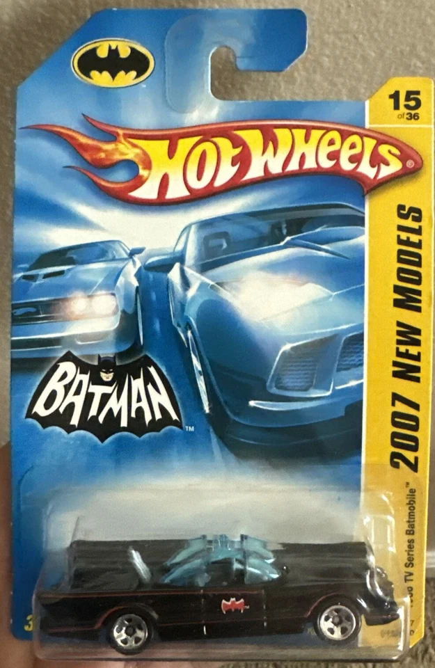 Hot Wheels 2007 New Models 1966 TV Series Batmobile 15/36 - Image 1 of 2