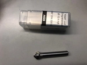 Svasatore conico 1 x NUOVO HSS D12,4 90° DIN 335 C - Foto 1 di 1
