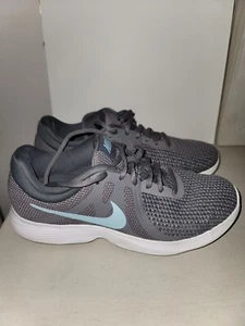 Nike Revolution 4 Women's Running Shoes Gray Size 8W US 5.5 UK 39 EUR - Picture 1 of 10