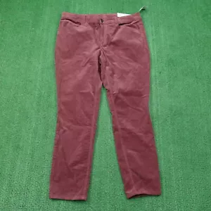 NWT CHRISTOPHER & BANK SLIM SHAPED FIT CORDUROY CHINO PANTS WOMENS SZ 14 AVERAGE - Picture 1 of 10