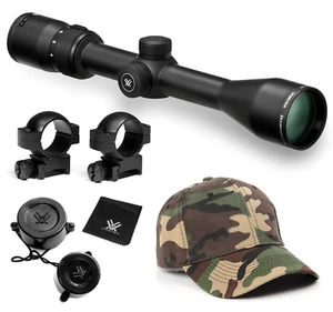 Vortex Diamondback 4-12x40 Riflescope Dead-Hold BDC MOA w/Rings M and Hat Bundle - Picture 1 of 12