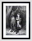 86861 Dore Red Riding Hood Meets Old Father Wolf Wall Print Poster Au