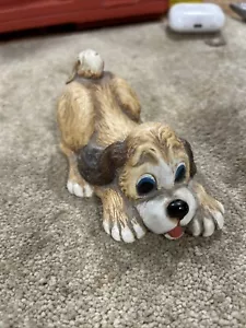 Vintage Tinker Ware Handpainted Woodlander Dog Figurine - Picture 1 of 2