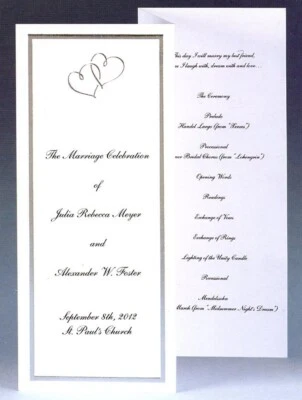 160 Wilton Boda Triple Programas "Dulces Corazones - Blanco" Imprime los tuyos propios Foto 1 de 2