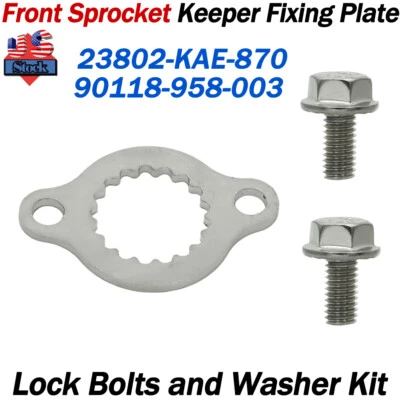 For Honda Front Sprocket Lock Bolts WasherTRX 400EX XR400R XR400 XR 400R 400 EX - Image 1 of 4