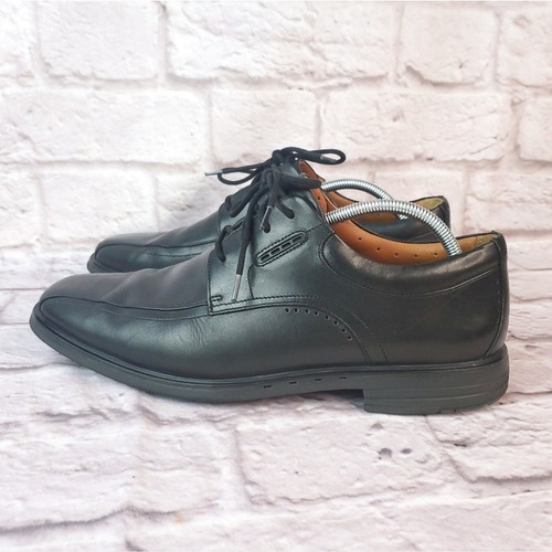 Clarks scarpe eleganti uomo nere oxfords taglia 11 5 (F)