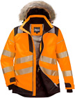 Portwest PW369OBRXXL Parka Jacket, Orange/Black, XXL