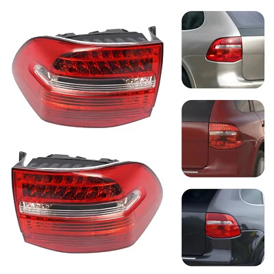 For 2007-2010 Porsche Cayenne Rear LED Tail Lights Brake Lamps Left+Right Pair - Image 1 of 4