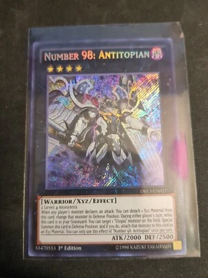 Number 98: Antitopian DRL3-EN027 Dragons of Legend: Unleashed 1st Edition - Image 1 of 2