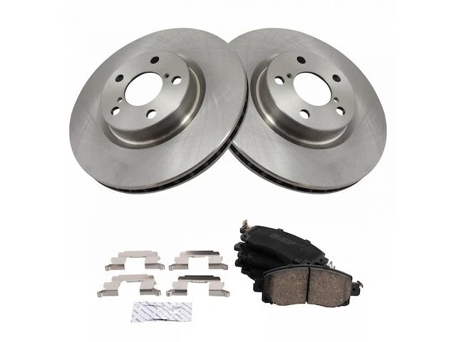 Kit de pastillas de freno delanteras y rotor TRQ 71DH14H para Subaru Impreza 2017-2019 Foto 1 de 1