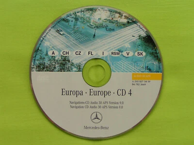CD NAVIGATION MERCEDES BENZ AUDIO 30 APS ALPEN ITALIEN CZ 2006 A C CLK E M SLK G - Bild 1 von 2