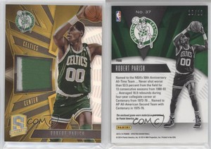 2013-14 Panini Spectra Swatches Gold /10 Robert Parish #37 HOF