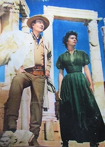 1958 SOPHIA LOREN JOHN WAYNE PHOTO MAGAZINE ROMANCE FESTIVAL N° 478 - Picture 1 of 2