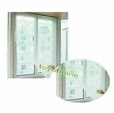 Flyscreen Curtain Insect Fly Mosquito Bug Window Net Netting Mesh Screen DIY - Image 1 of 2