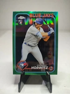 2024 Topps cromo Spencer Horwitz RC refractor verde #/99 #26 Blue Jays (B-1) - Imagen 1 de 2