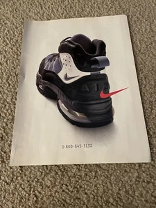 Vintage 1996 NIKE AIR MAX TRAINER Running Shoes Poster Print Ad 1990s - Picture 1 of 1