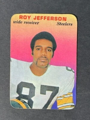 VINTAGE 1970 Topps Football Super Glossy ROY JEFFERSON # 17 -▶ROOKIE CARD◀ NM-MT - Image 1 of 2