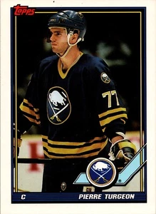 1991-92 Topps Hockey - #416 Pierre Tugeon - Picture 1 of 2